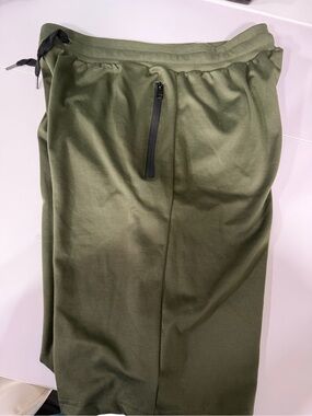 True North Olive Green Drawstring Shorts